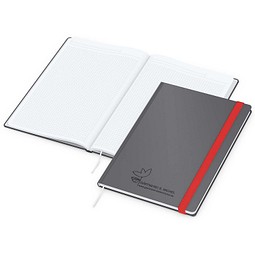 Geiger-Notes Notizbuch Terminax Smart-Book, DIN A4, anthrazit/rot