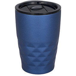 Geo Kupfer-Vakuum Isolierbecher, 350 ml, blau