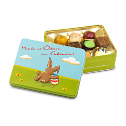 Mit Dir ist Ostern am schönsten, Pralinendose mit 125 g