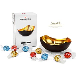 Geschenkset / Präsenteset: Süßer Kerzenschein, gold