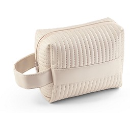 GILI. Kulturbeutel aus PU (21% recyceltes PU und 30% recyceltes Polyester), Beige