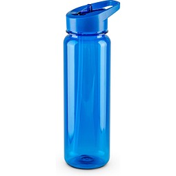 GILMORE. Sportflasche (750ml) aus recyceltem PET (100% rPET) mit glänzender transluzenter Oberfläche, Blau
