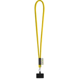 GOSPORT. SET Lanyard TUBE Long (Ø 7 mm) mit 9 mm Auslösekarabiner und Handyhalterung, 310 - Gelb
