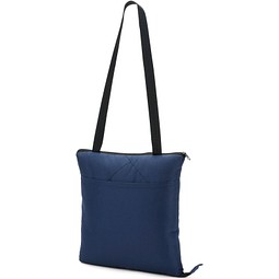 GRADY. Faltbare Picknick-Decke aus rPET und PEVA, Blau