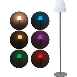Große Outdoor Lampe mit Farbwechsel BRIDGET, weiß