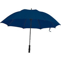 Großer Regenschirm aus Polyester, dunkelblau
