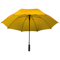 Großer Regenschirm Suederdeich ,gelb