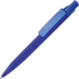 Gummierter Kugelschreiber ORLANDO, blau