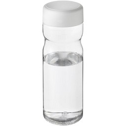 H2O Active® Base Tritan™ 650-ml-Sportflasche mit Drehdeckel, transparentklar/weiß