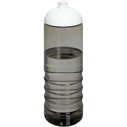 H2O Active® Eco Treble 750 ml Sportflasche mit Stülpdeckel, kohle, schwarz