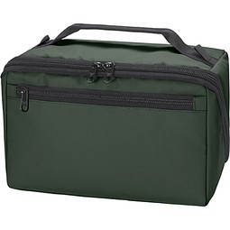 HALFAR® Reißverschluss-Tasche BOX, dunkelgrün