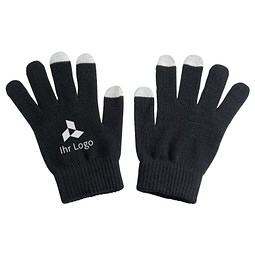 Handschuhe aus Acryl Cary,schwarz