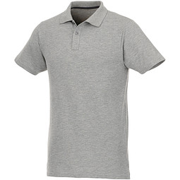 ELEVATE Herren Poloshirt Helios, heather grau, XL