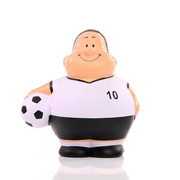 Herr Bert® Anti-Stress-Figuren Fussball Bert, schwarz/weiß