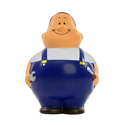 Herr Bert® Anti-Stress-Figuren Handwerker Bert, blau