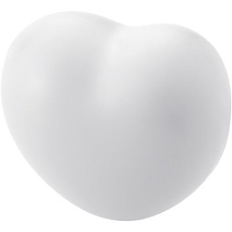 Herzförmiger Antistress Ball, weiss