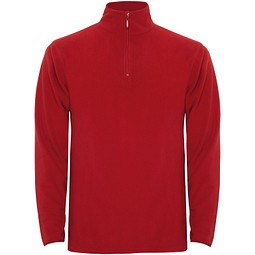 Himalaya 1/4 Zip - Fleecepullover für Herren, rot, 2XL