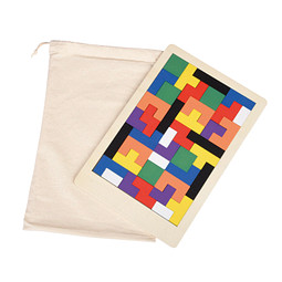 Holz-Puzzle BRAIN TWISTER, bunt