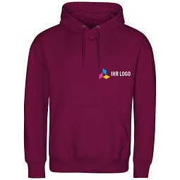 MALFINI Hoodie unisex Cloud, 3XL, fuchsia