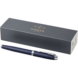 PARKER Tintenroller IM, blau,silber
