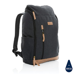 Impact AWARE™ 16 oz. rCanvas 15 Zoll Laptop-Rucksack, schwarz