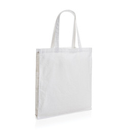 Impact AWARE™ recycelte Baumwolltasche 145gr mit Boden, weiß