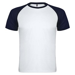 Indianapolis Sport T-Shirt für Kinder, weiß / Navy Blue, 8