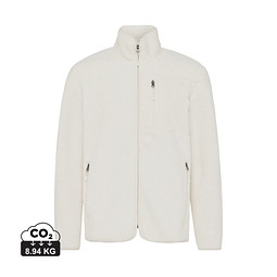 Iqoniq Diran Fleecejacke aus recyceltem Polyesterflor, neutral, XXL