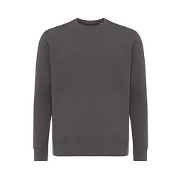 Iqoniq Etosha Lightweight Sweater aus recycelter Baumwolle, anthrazit, L