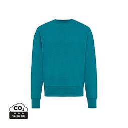 Iqoniq Kruger Relax-Rundhals-Sweater, verdigris, XS