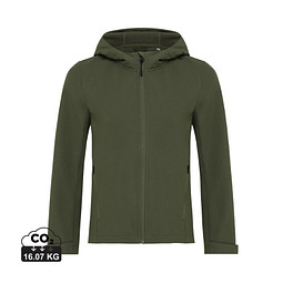 Iqoniq Makalu Damen Softshelljacke aus recyceltem Polyester, khaki, L