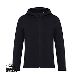 Iqoniq Makalu Damen Softshelljacke aus recyceltem Polyester, schwarz, XXL