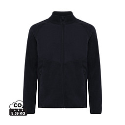 Iqoniq Talung Mikrofleece Jacke aus recyceltem Polyester, schwarz, 5XL