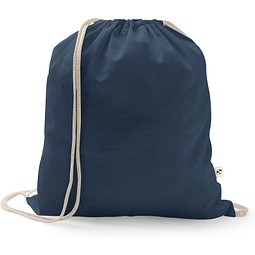 ISTANBUL. Rucksack aus recycelter Baumwolle (70%), Polyester (30% rPET) (150 g/m²), Dunkelblau