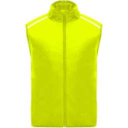 Jannu leichte Laufweste Unisex, Fluor Yellow, XS