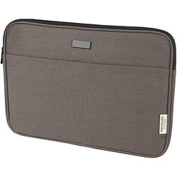 Joey 14 Zoll Laptophülle aus GRS recyceltem Canvas 2 L, grau