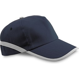 JONES. Kappe aus Polyester (160 g/m²) mit Reflektorelementen, Blau
