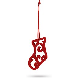 JUBANY. Weihnachtsfiguren zum Aufhängen, Rot