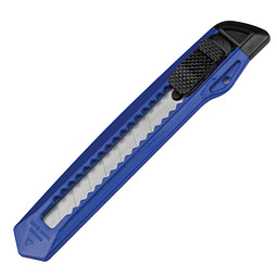 Kartonmesser aus Kunststoff, blau