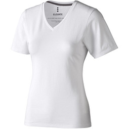 ELEVATE Damen Öko T-Shirt Kawartha, weiß, XXL