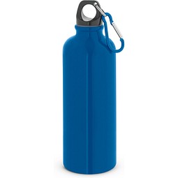 KELCE. Edelstahlflasche mit einwandiger Ausführung und Karabiner, 550 ml, Blau