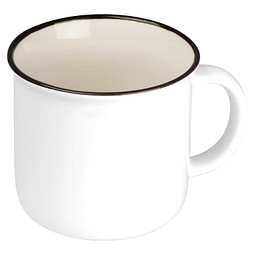 Keramiktasse Trapani,weiss