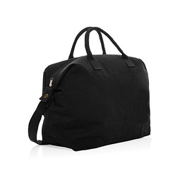 Kezar AWARE™ 500g/m² Wochenendtasche aus recyceltem Canvas, schwarz