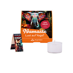 Klappbox S, Lagerfeuer to go, inkl. Druck