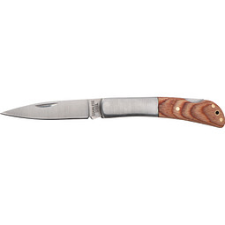 Klappmesser mit Holzgriff, braun