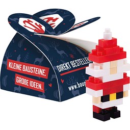 Kleines Präsent, BRIXIES Weihnachtsmann, inkl. Druck