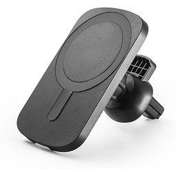 KOCH. Smartphone Halterung für das Auto mit drahtlosem magnetischem Ladegerät 15W in Recyceltes ABS (100% rABS), Schwarz