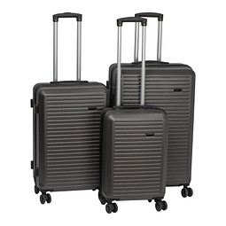 Kofferset, 3-teilig, anthrazit