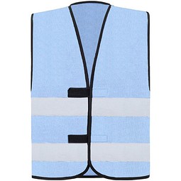 Korntex® Warnweste Dortmund, XXL, Himmelblau