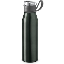 KORVER. Sportflasche aus Aluminium 650 mL, Gewehrmetall
